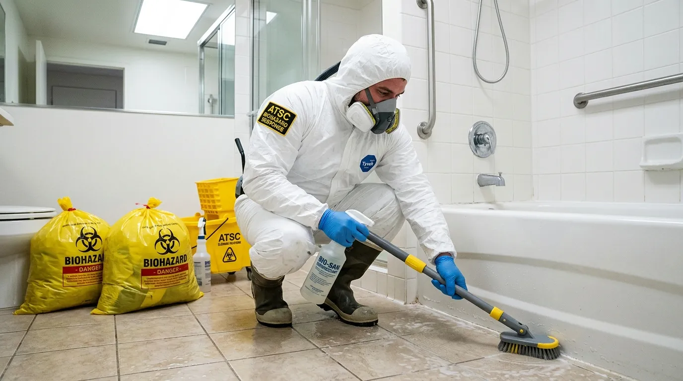 Decontamination equipment deployed for Blood Cleanup in Bay Shore